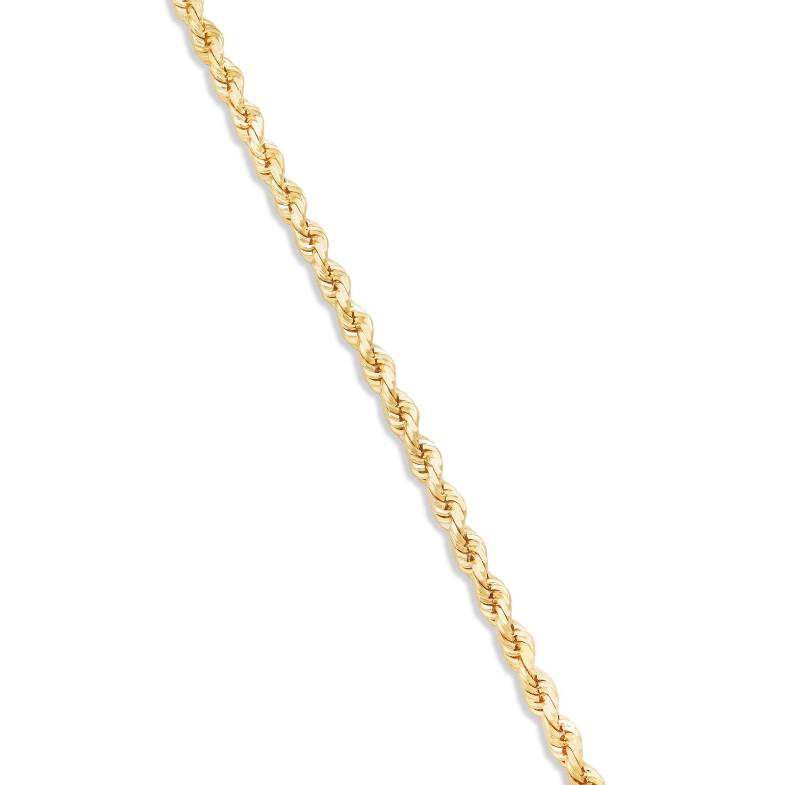 10K Solid Gold Rope Chain, 4mm – SHYNE JEWELERS