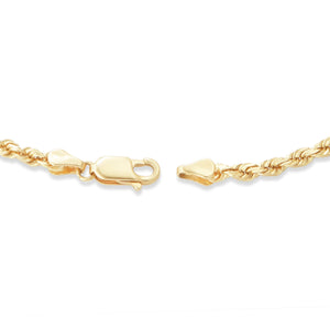 Gold Rope Chain, 4 mm - Shyne Jewelers Yellow Gold 10KT 16 Shyne Jewelers