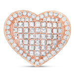 Heart Diamond Statement Ring - Shyne Jewelers SPC-R101 Rose Gold 4 Shyne Jewelers