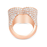 Heart Diamond Statement Ring - Shyne Jewelers SPC-R101 Rose Gold 4 Shyne Jewelers