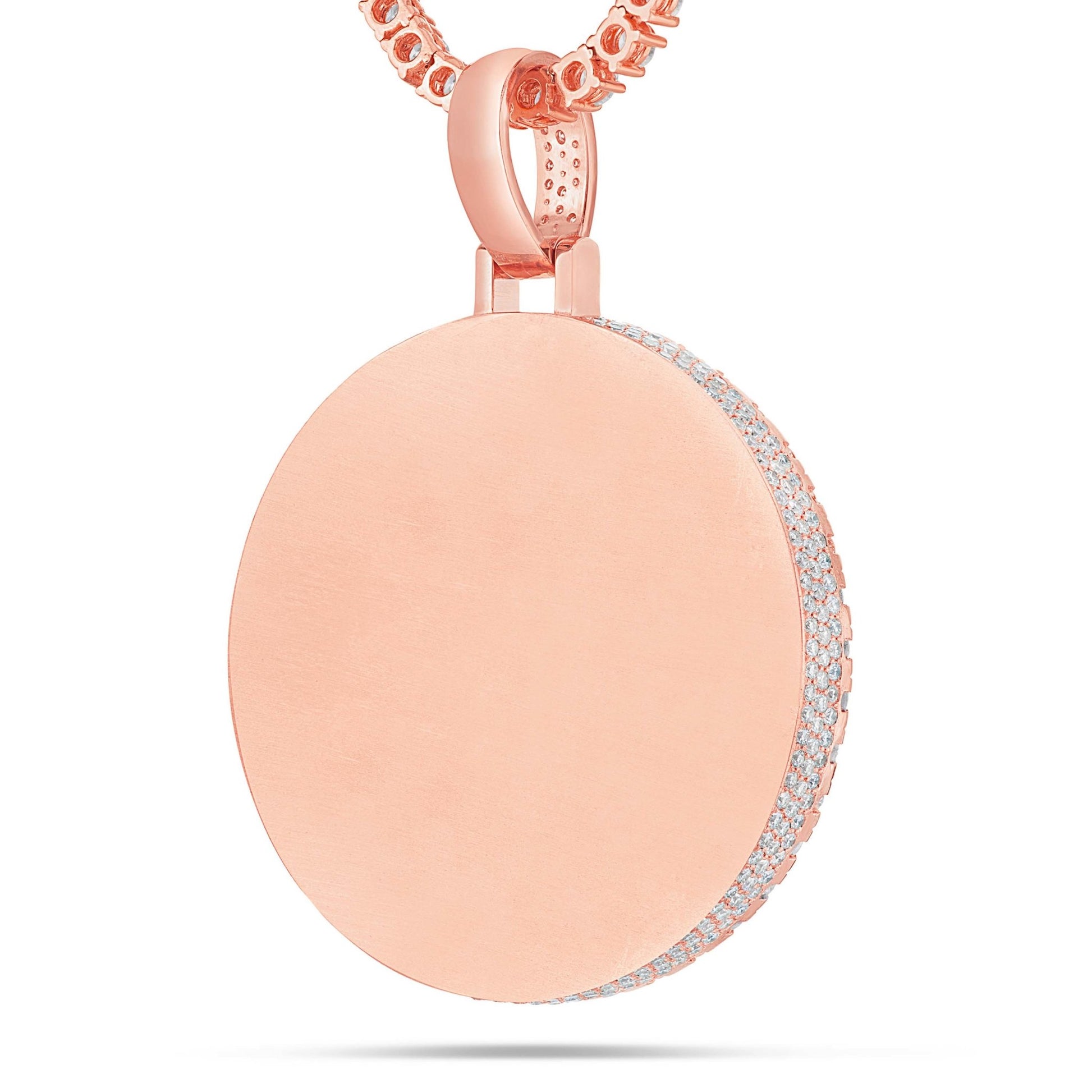 Hollywood Diamond Picture Pendant, 2 Inches - Shyne Jewelers 160-00079 Rose Gold Shyne Jewelers