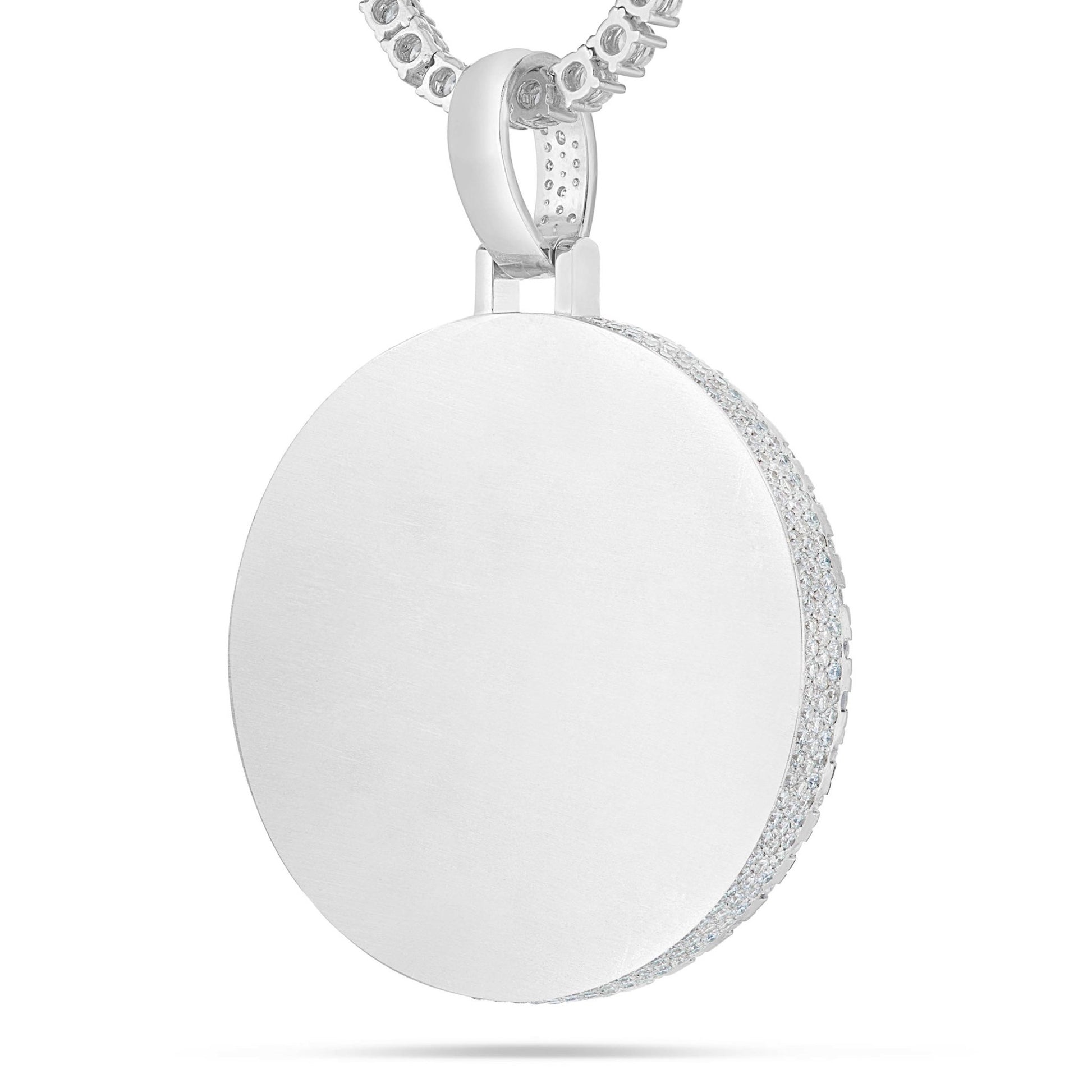 Hollywood Diamond Picture Pendant, 2 Inches - Shyne Jewelers 160-00079 White Gold Shyne Jewelers