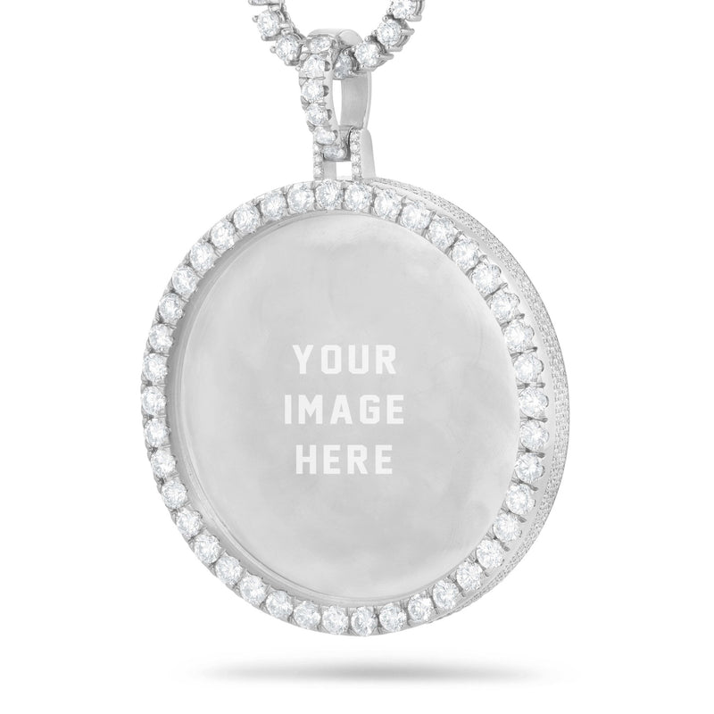 Hollywood Diamond Picture Pendant, 3 Inches - Shyne Jewelers 160-00054 White Gold Shyne Jewelers
