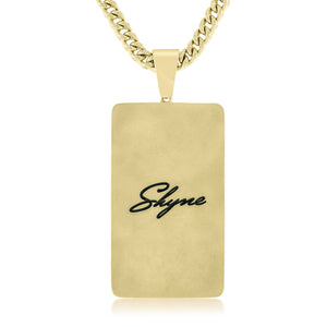 Custom Yellow Gold 3ct Diamond Dream Chaser Pendant