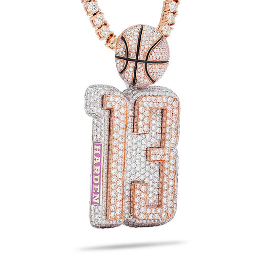 James Harden Custom "13" Pendant - Shyne Jewelers Shyne Jewelers