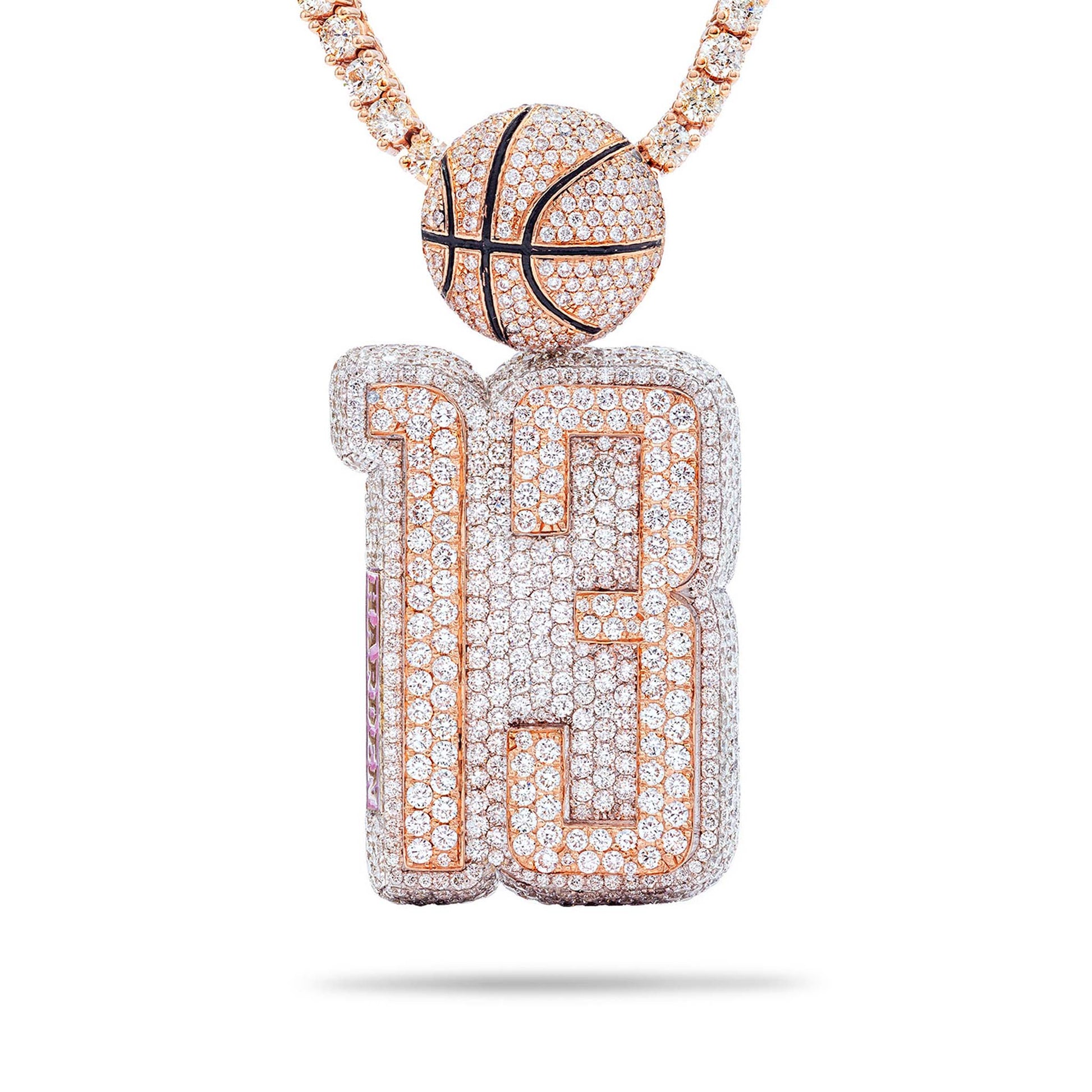 James Harden Custom "13" Pendant - Shyne Jewelers Shyne Jewelers