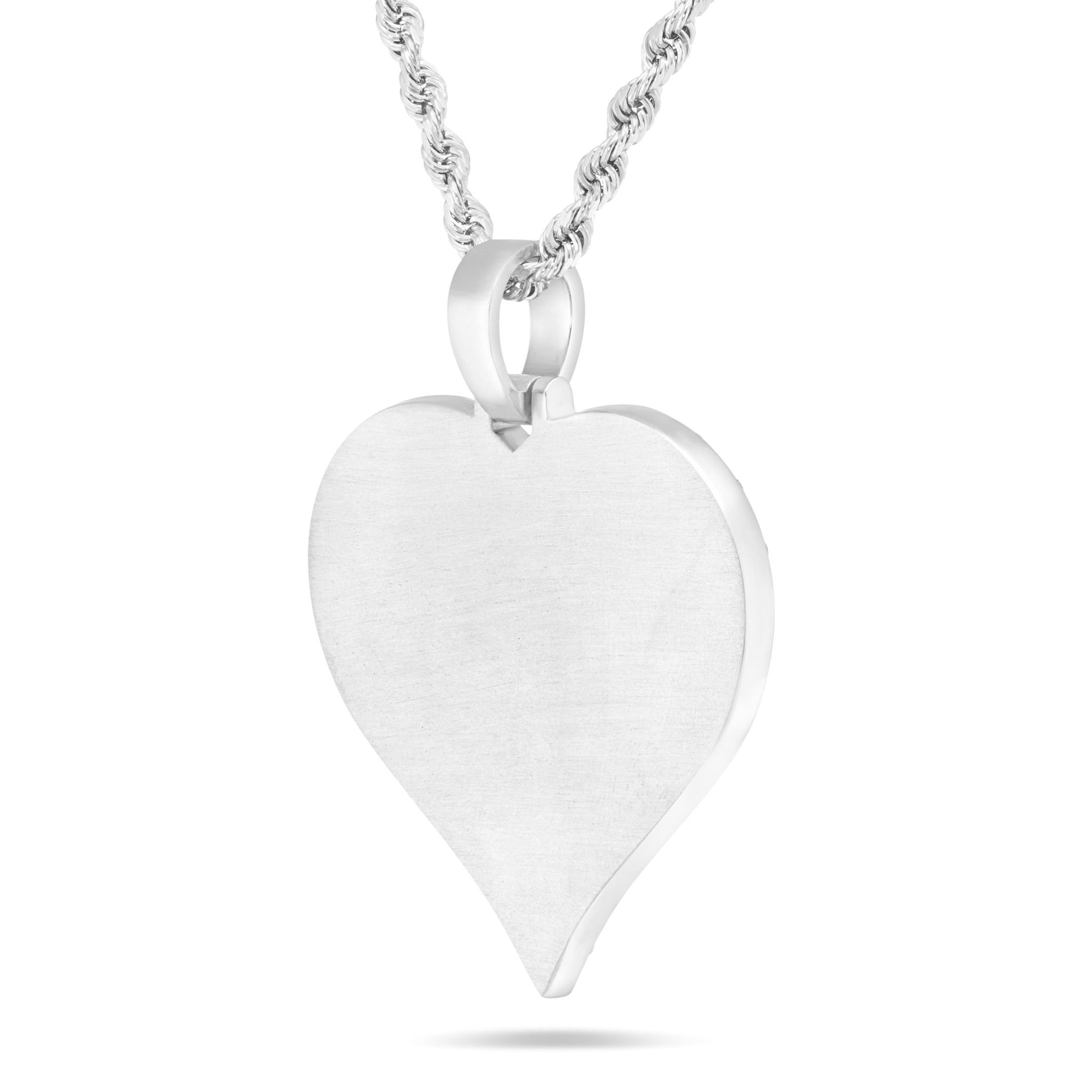 Large Diamond Heart Picture Pendant - Shyne Jewelers 10K White Gold SI1 Shyne Jewelers