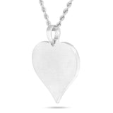 Large Diamond Heart Picture Pendant - Shyne Jewelers 10K White Gold SI1 Shyne Jewelers