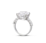 Large Oval Diamond Engagement Ring - Shyne Jewelers OVALENGR Shyne Jewelers
