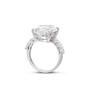 Large Oval Diamond Engagement Ring - Shyne Jewelers OVALENGR Shyne Jewelers