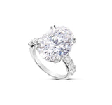 Large Oval Diamond Engagement Ring - Shyne Jewelers OVALENGR Shyne Jewelers
