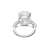 Large Oval Diamond Engagement Ring - Shyne Jewelers OVALENGR Shyne Jewelers