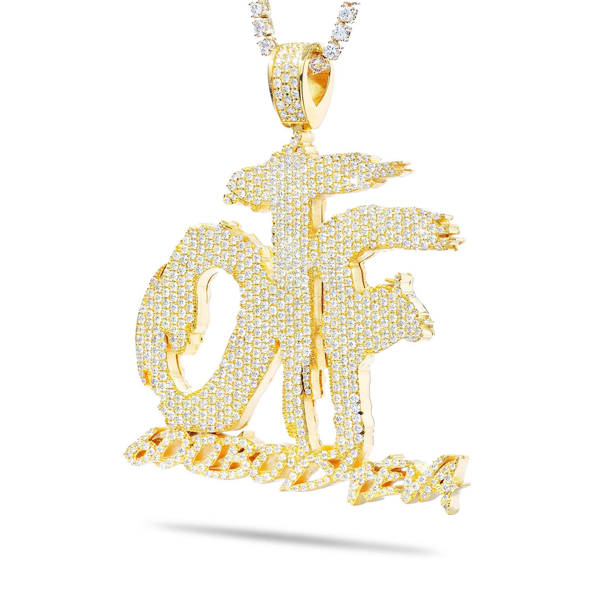 Lil Durk "OTF Custom Diamond Pendant - Shyne Jewelers Shyne Jewelers