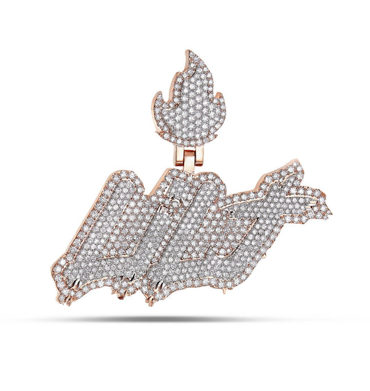 'Lil J" Custom Pendant - Shyne Jewelers LILJCUSTOM Shyne Jewelers