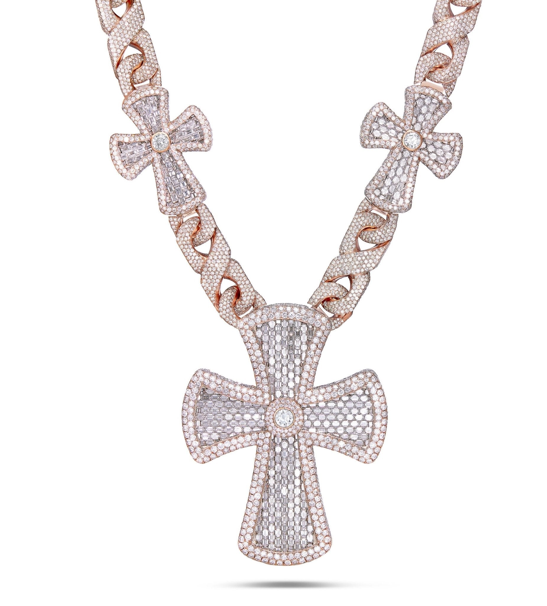 Lil Uzi Vert Custom Cross Chain SHYNE JEWELERS