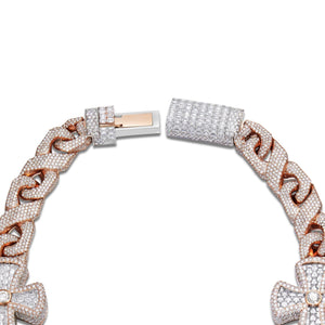Lil Uzi Vert Custom Cross Chain - Shyne Jewelers LILUZICROSS Shyne Jewelers