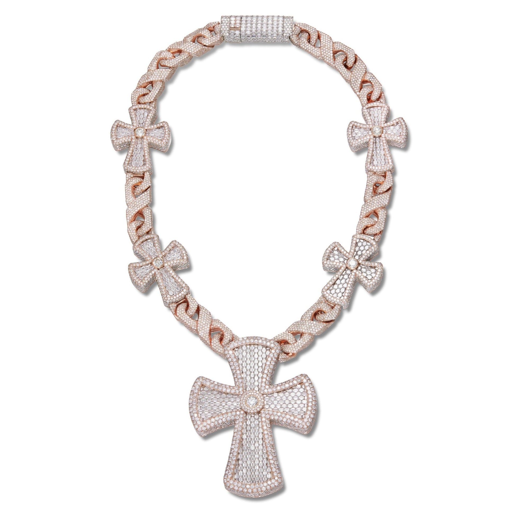 Lil Uzi Vert Custom Cross Chain - Shyne Jewelers LILUZICROSS Shyne Jewelers