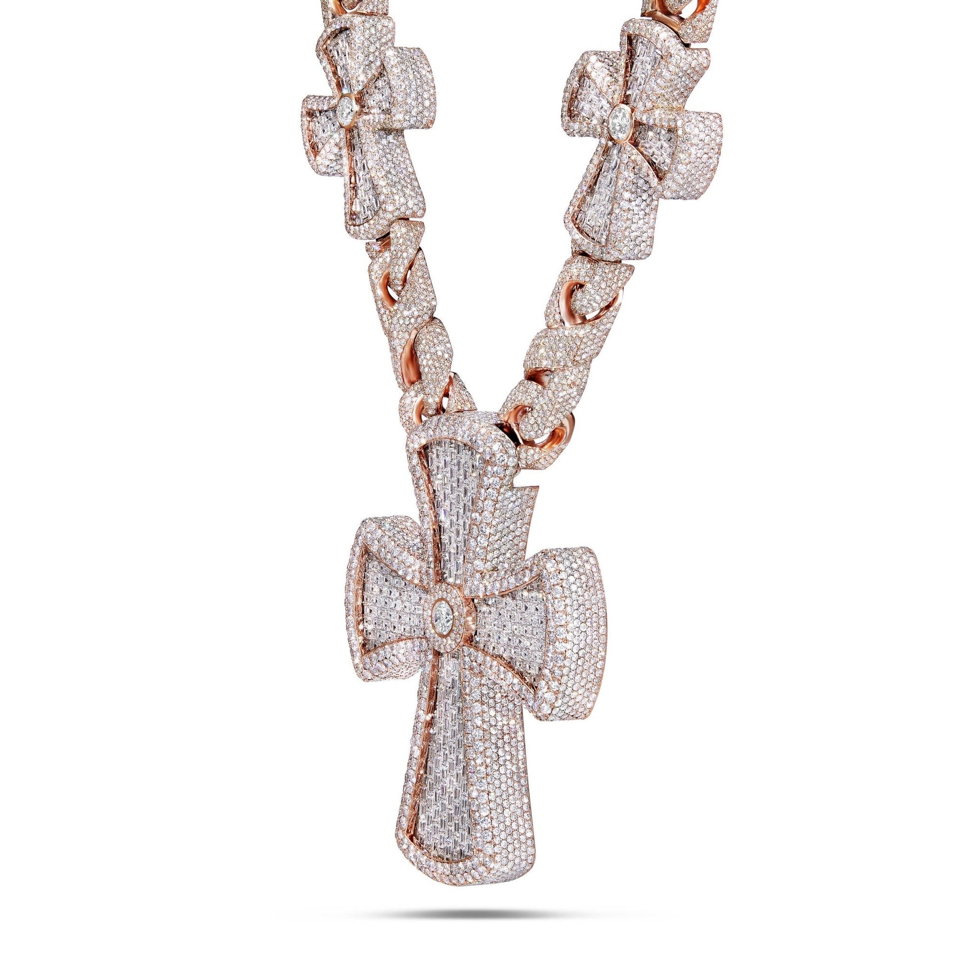 Lil Uzi Vert Custom Cross Chain - Shyne Jewelers LILUZICROSS Shyne Jewelers