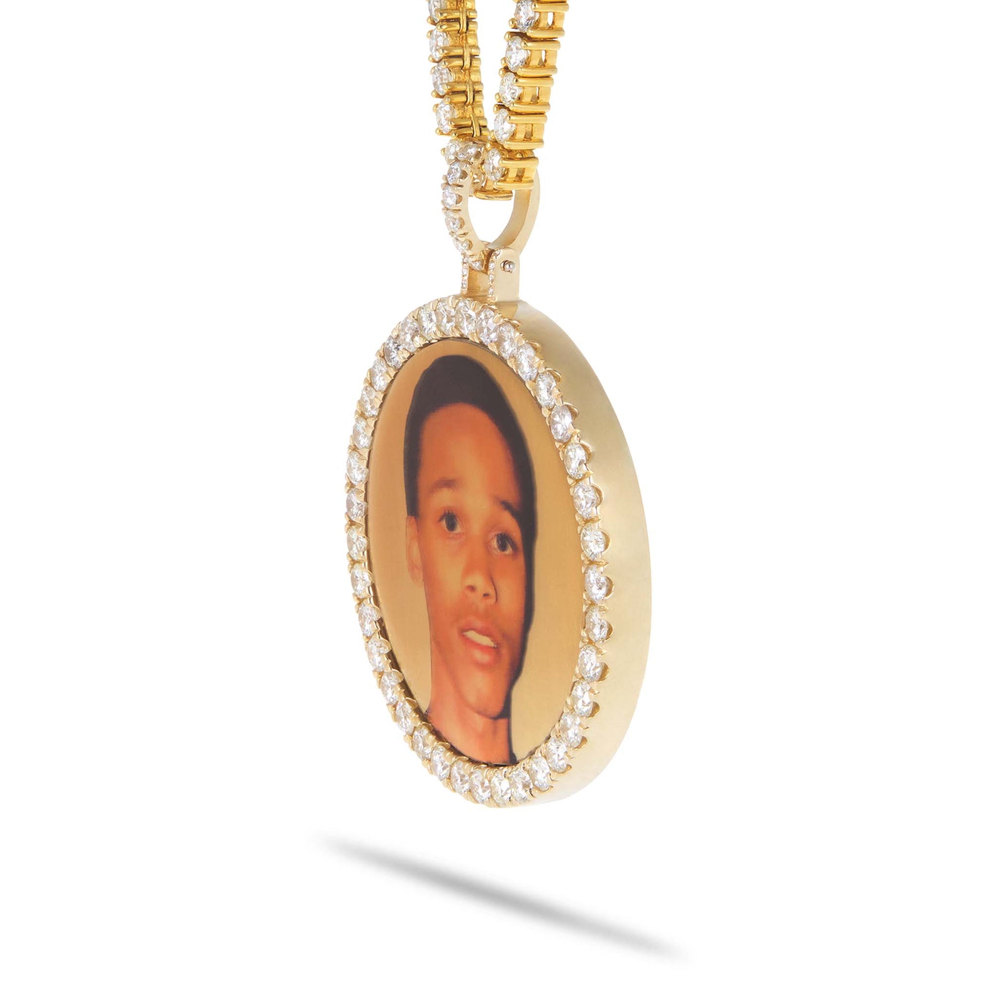 Meek Mill Custom "Lil Snupe" Diamond Picture Pendant - Shyne Jewelers Shyne Jewelers