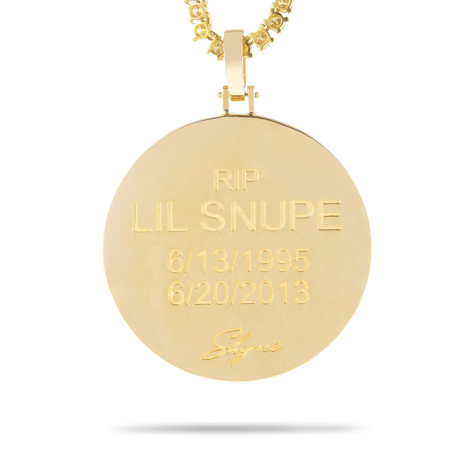 Meek Mill Custom "Lil Snupe" Diamond Picture Pendant - Shyne Jewelers Shyne Jewelers