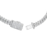 Mini Diamond Cuban Bracelet, 8 mm - Shyne Jewelers Shyne Jewelers