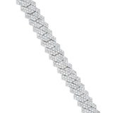 Mini Diamond Cuban Bracelet, 8 mm - Shyne Jewelers Shyne Jewelers