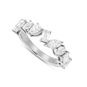 Multi-cut Stone Diamond Ring - Shyne Jewelers White Gold Shyne Jewelers