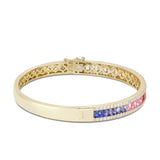 Multicolor Diamond Bangle - Shyne Jewelers 170-00241 Yellow Gold Shyne Jewelers