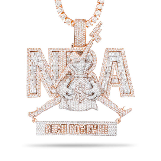 NBA YOUNGBOY custom made chain and pendant by Shyne