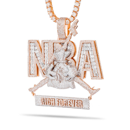 NBA Youngboy X Rich the Kid NBA Rich Forever Custom Pendant - Shyne Jewelers Shyne Jewelers