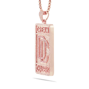 Nicki Minaj Custom Pink Print Tour Dream Chasers Diamond Pendant - Shyne Jewelers Shyne Jewelers