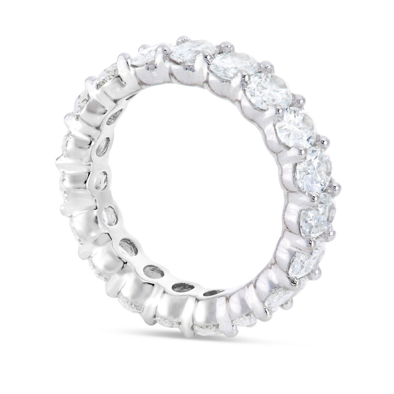 Oval Diamond Eternity Band - Shyne Jewelers Yellow Gold 4 Shyne Jewelers