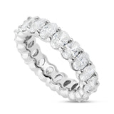 Oval Diamond Eternity Band - Shyne Jewelers Yellow Gold 4 Shyne Jewelers