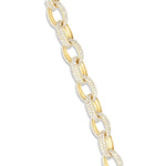 Oval Link Diamond Bracelet - Shyne Jewelers Yellow Gold Shyne Jewelers