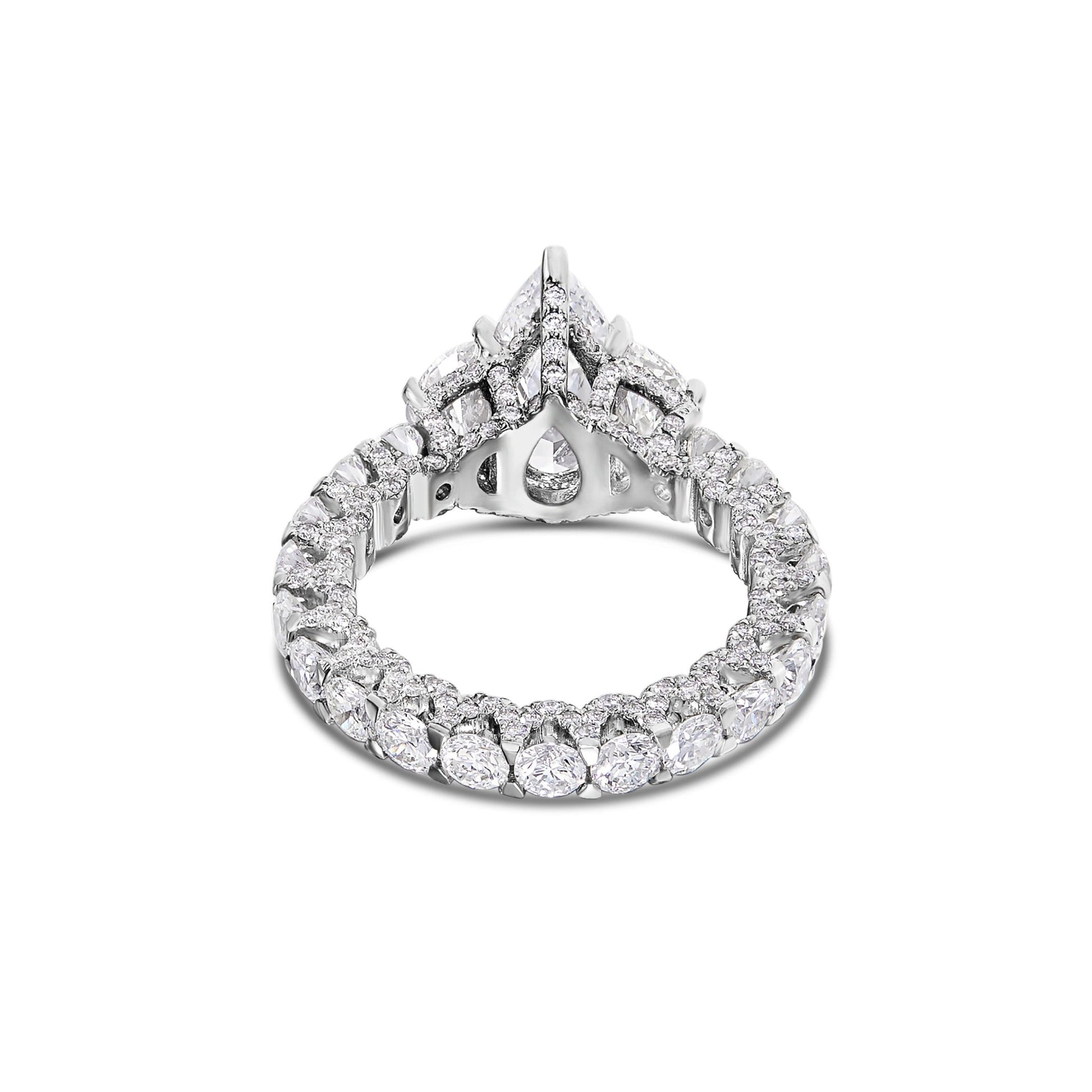 Pear Shaped Diamond Ring - Shyne Jewelers PEARENGR_2 Shyne Jewelers