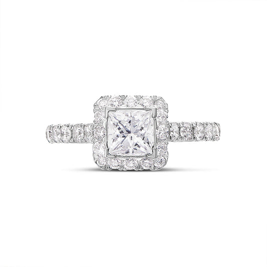 Princess Cut Diamond Engagement Ring - Shyne Jewelers ENGR_PC_1 Shyne Jewelers