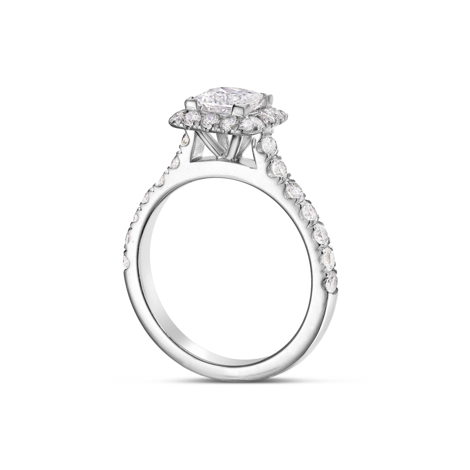 Princess Cut Diamond Engagement Ring - Shyne Jewelers ENGR_PC_1 Shyne Jewelers