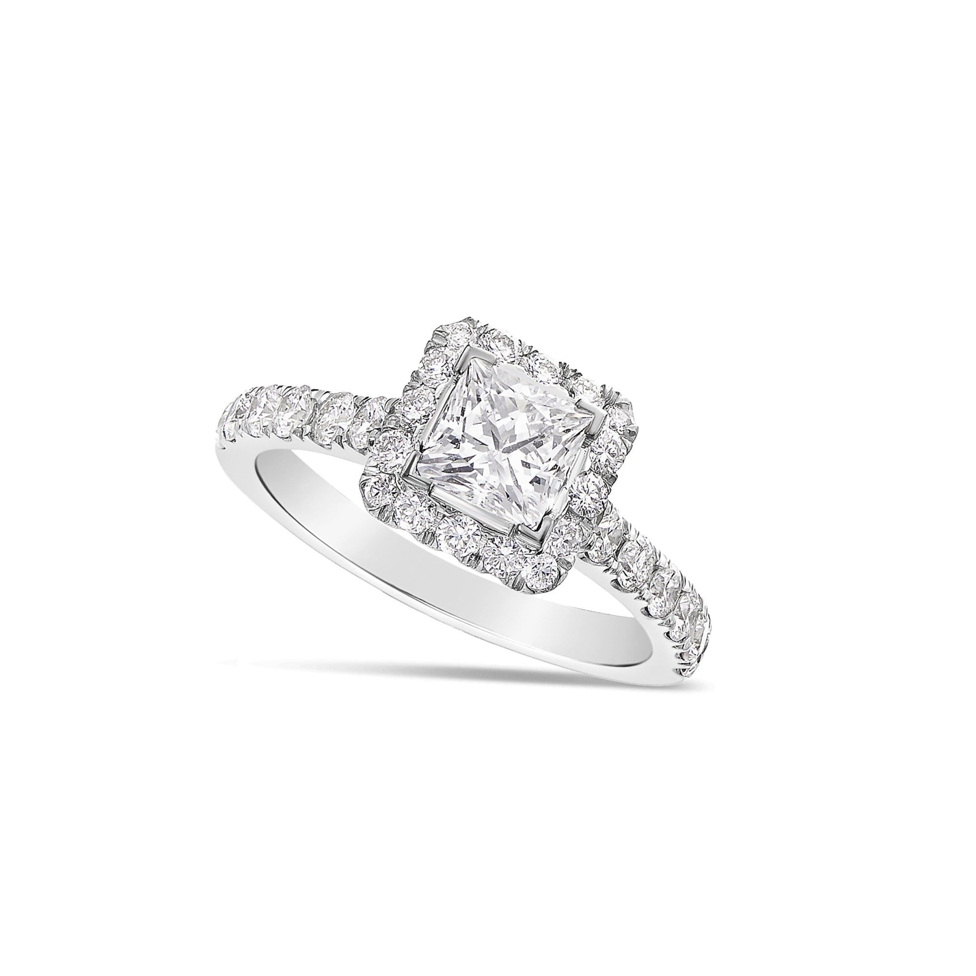 Princess Cut Diamond Engagement Ring - Shyne Jewelers ENGR_PC_1 Shyne Jewelers