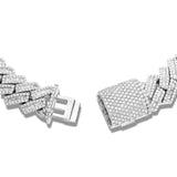 Prong set Baguette Diamond Cuban Bracelet - Shyne Jewelers BAGCUBANBRC_1 Shyne Jewelers