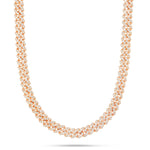 Prong set Diamond Cuban, 10.5mm - Shyne Jewelers Rose Gold Shyne Jewelers