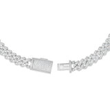 Prong set Diamond Cuban, 10.5mm - Shyne Jewelers White Gold Shyne Jewelers