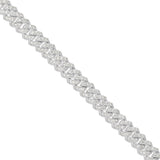 Prong set Diamond Cuban, 10.5mm - Shyne Jewelers White Gold Shyne Jewelers