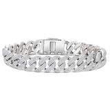 Prong set Diamond Cuban Bracelet - Shyne Jewelers PRONGDIACUBANBRC_1 Shyne Jewelers