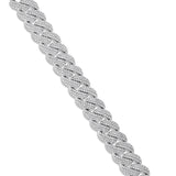 Prong set Diamond Cuban Bracelet - Shyne Jewelers PRONGDIACUBANBRC_2 Shyne Jewelers