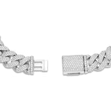 Prong set Diamond Cuban Bracelet - Shyne Jewelers PRONGDIACUBANBRC_1 Shyne Jewelers