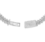 Prong set Diamond Cuban Chain, 16 mm - Shyne Jewelers White Gold Shyne Jewelers