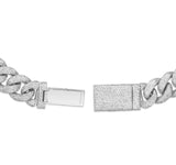 Prong set Diamond Cuban Chain, 16 mm - Shyne Jewelers White Gold Shyne Jewelers