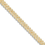 Prong set Diamond Cuban Chain, 9.25 mm - Shyne Jewelers Yellow Gold Shyne Jewelers