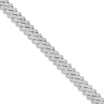 Prong set Diamond Cuban Chain, 9.25 mm - Shyne Jewelers White Gold Shyne Jewelers