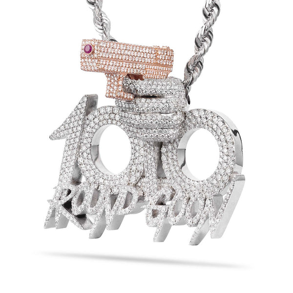 Q Da Fool 100 Round Goon Custom Diamond Pendant - Shyne Jewelers Shyne Jewelers